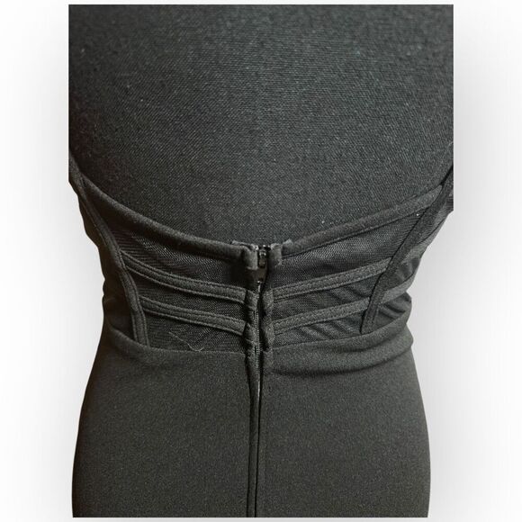 NWOT City Triangles Womens Ruched Bodycon Mini Dress Black Size XS - Picture 5 of 8